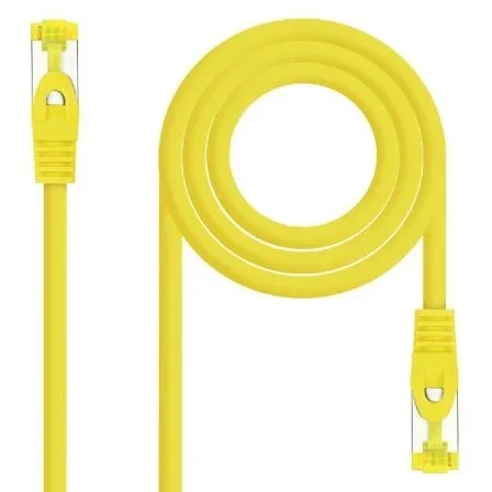 Nanocable Cable de Red RJ45 Cat.6A LSZH SFTP Amarillo 25 cm Nanocable Cable de Red RJ45 Cat.6A LSZH SFTP Amarillo 25 cm